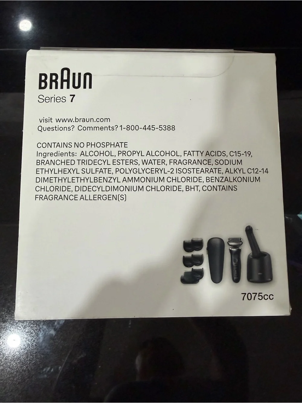 Braun Series 7 7075cc 360 Flex Electric Shaver Razor New Sealed